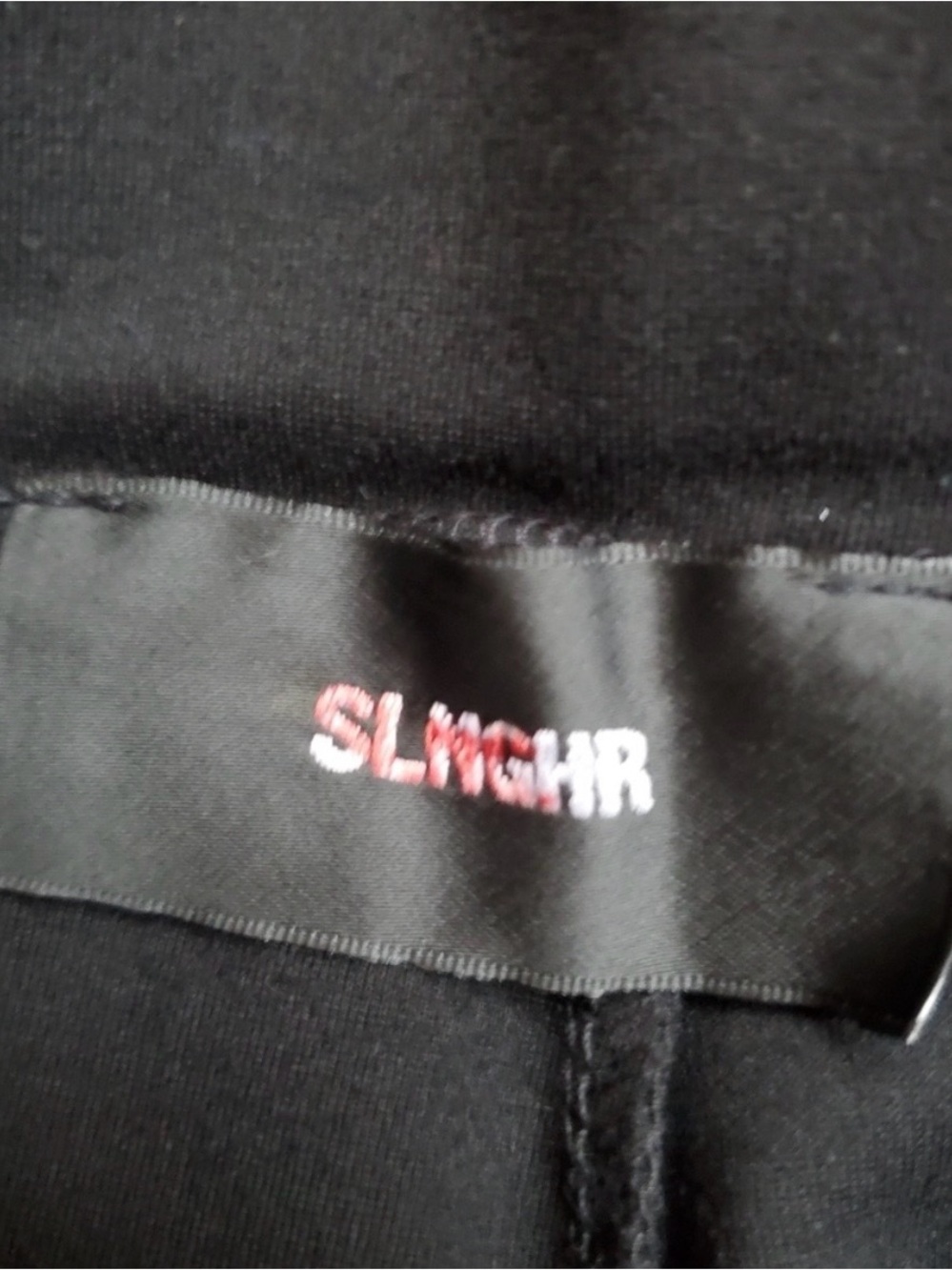 SLNGHR Black Wide Leg Paperbag Pants XS High Waist Minimalist Trousers Chic - Picture 5 of 8